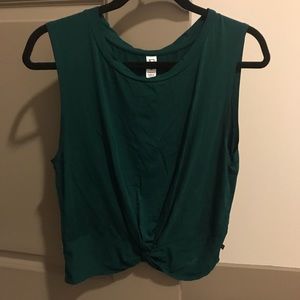 Teal Crop Top